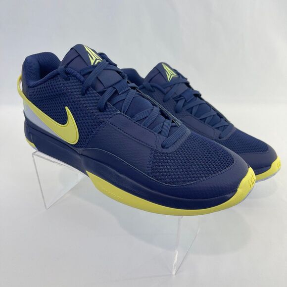 Nike JA 1 'Murray State' Midnight Navy Yellow FQ4796-402 Men's Size 13 - Picture 4 of 9